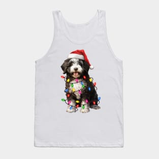 Christmas Portuguese Water Dog Tank Top